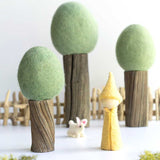 Papoose Toys Goethe Rainbow Gnome - Light Green