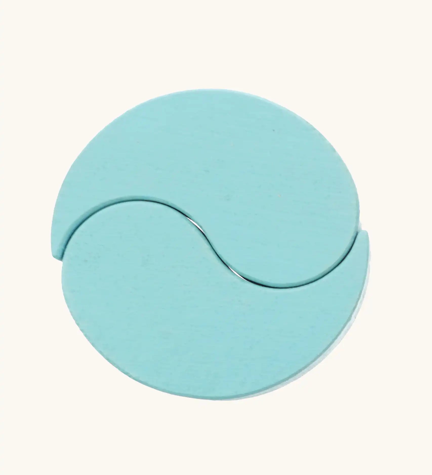 Papoose Toys wooden earth yim yams in blue.