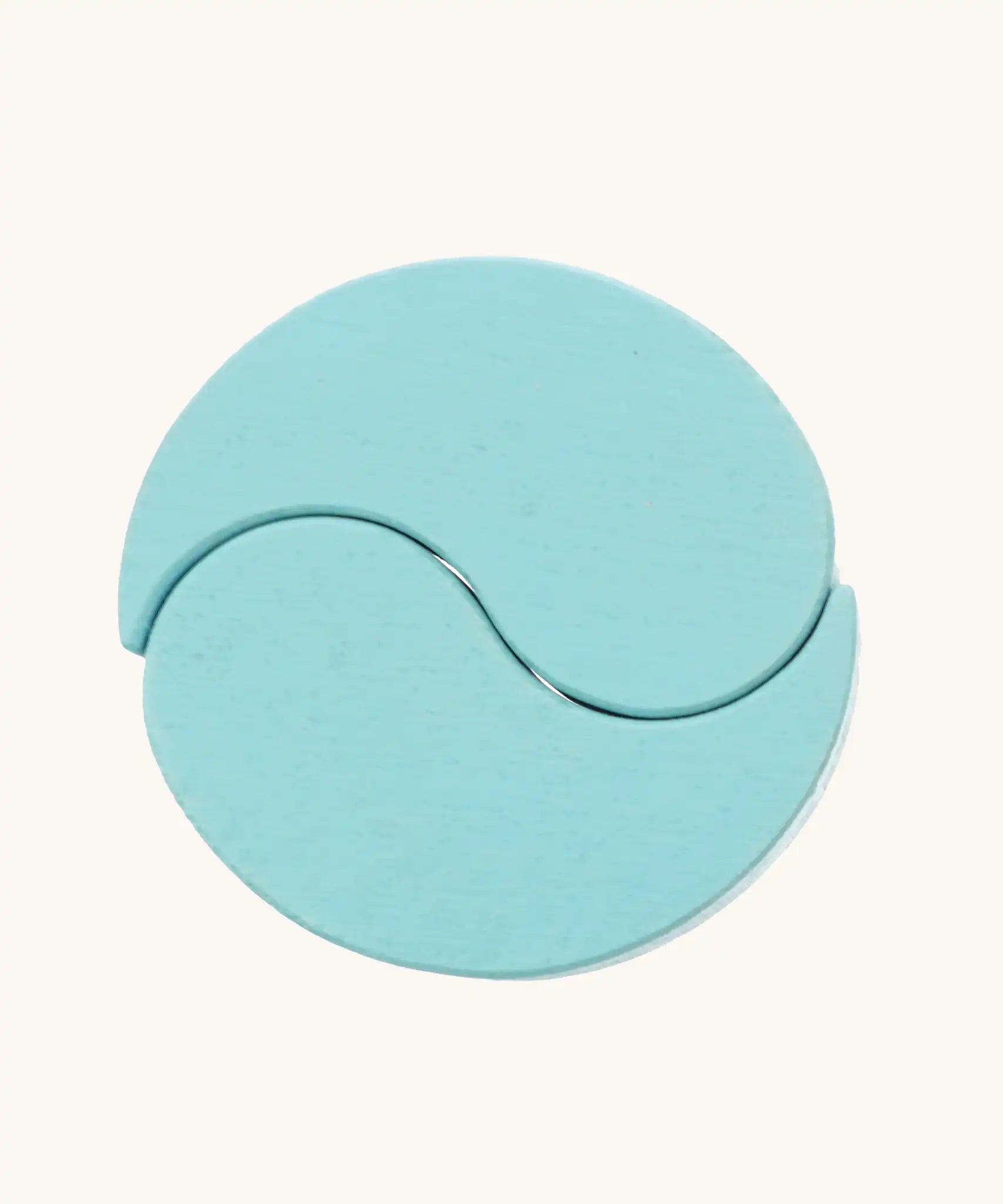 Papoose Toys wooden earth yim yams in blue.