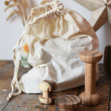 Papoose Toys Ensemble de formes de bobine en bois