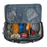Inside the Patagonia Black Hole Duffel 100L backpack available at Babipur showing how much it can hold