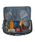 Inside the Patagonia Black Hole Duffel 100L backpack available at Babipur showing how much it can hold