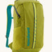 Patagonia Black Hole Recycled Backpack 25L - Phosphorus Green. Showing the front of the bag, on a cream background
