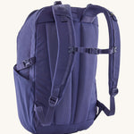 Patagonia 30L purple refugio day backpack back detail