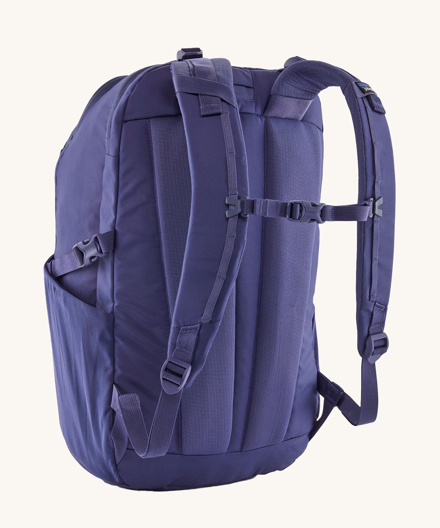 Patagonia 30L purple refugio day backpack back detail