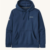 Patagonia Adult Fitz Roy Icon Uprisal Hoody in Lagom Blue on a plain background