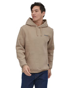 Patagonia boardshort uprisal logo hoody  worn by a man front