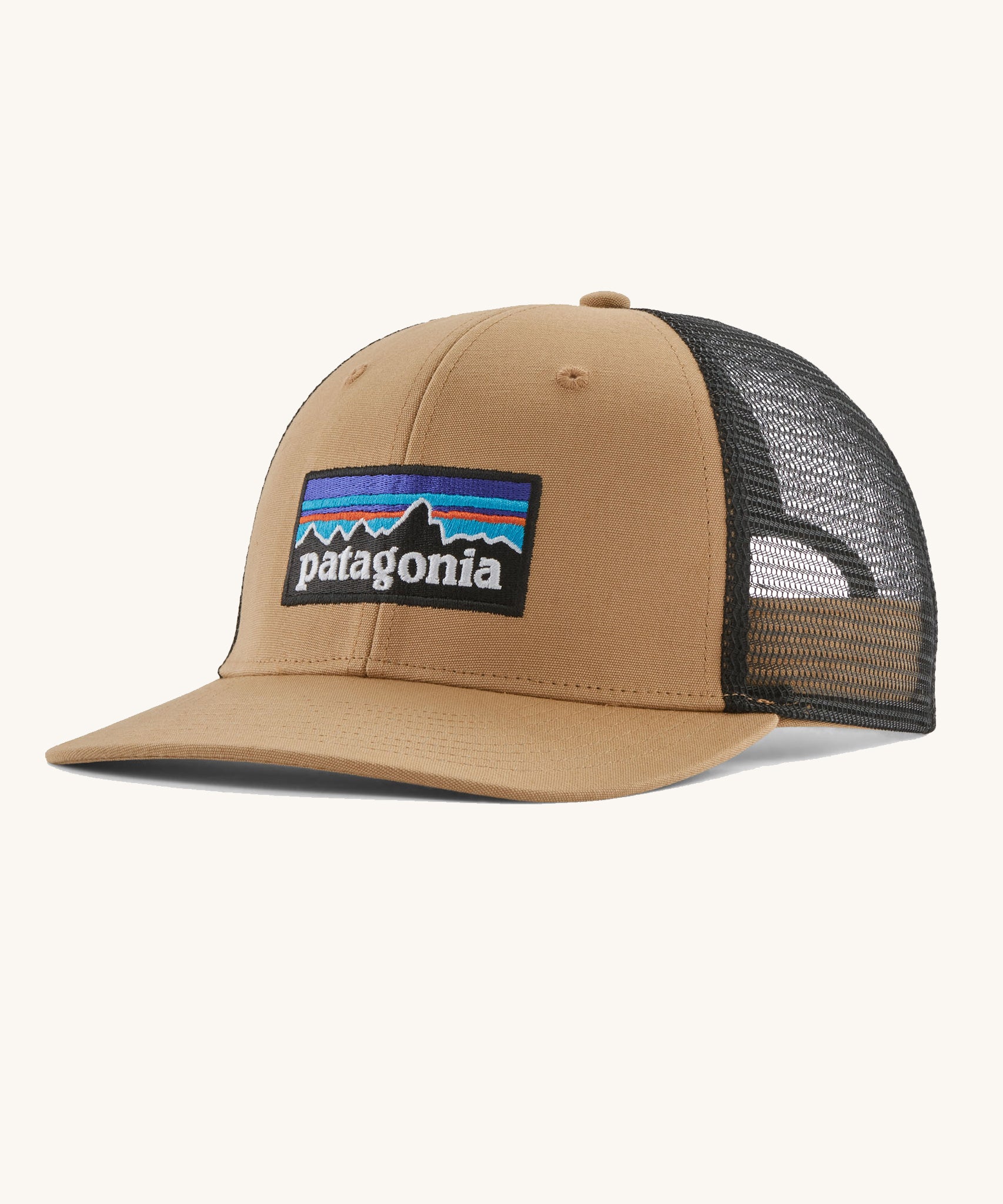 Patagonia P 6 Logo Trucker Hat Grayling Brown