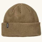 Patagonia unisex adult snowdrifter beanie in weathered stone.