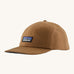 Patagonia adult cap in deer brown colour. A traditional style hat with the logo patch stitched on a front panel.