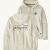 Patagonia Adult Unity Fitz Uprisal Hoody Birch White on a plain background showing both back and front