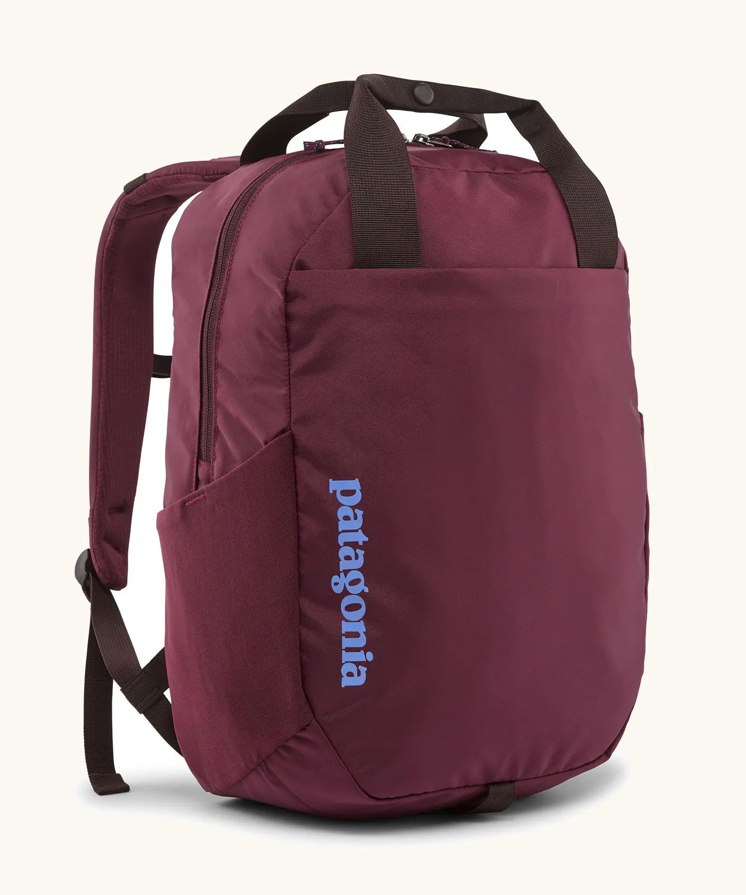 patagonia backpack 20l Atom Tote Pack Husk Tan and a bike Patagonia Atom Tote Pack Backpack