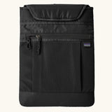 The padded 13 inch laptop sleeve included with the Patagonia atom 20 litre black tote bag backpack.