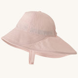 Patagonia baby block the sun hat in dorsal pink.
