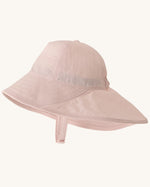 Patagonia baby block the sun hat in dorsal pink.