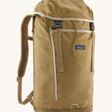 Patagonia lid fieldsmith lid backpack in classic tan. Features a lid style top cover with buckle fastenings 
