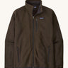 Patagonia men's better sweater in otter brown. A lightweight fleece style jacket with full length zip, 2 side pockets, a chest pocket and features the brand logo patch stitched on the left chest 