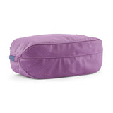 The underside of the Patagonia 3L black hole cube travel bag in brisk purple available at Babipur showing the bottom panel detail