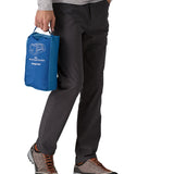 Patagonia black hole duffel bag in endless blue colour folded 