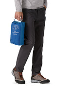 Patagonia black hole duffel bag in endless blue colour folded 