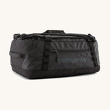 The Patagonia Black Hole 40 Litre Luggage Backpack in monochrome black.
