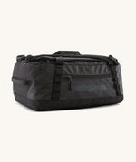 The Patagonia Black Hole 40 Litre Luggage Backpack in monochrome black.