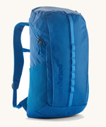The Patagonia Black Hole Backpack 25 litre capacity backpack, in endless blue.