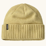 Patagonia brodeo wool blend unisex beanie in vellum green.