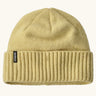 Patagonia brodeo wool blend unisex beanie in vellum green.