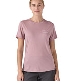 patagonia women's capilene short sleeve top worn by a woman 