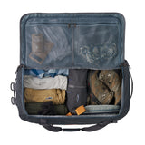 Inside the Patagonia Black Hole Duffel 70L backpack available at Babipur showing how much it can hold