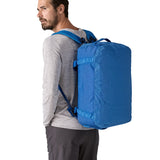 Patagonia black hole duffel bag in endless blue colour bottom detail