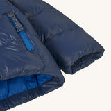 Patagonia Little Kids Hi-Loft Down Sweater Hoody Jacket - Wavy Blue