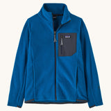 Patagonia Kids R1 Air Full-Zip Jacket in an Endless Blue colour.