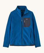 Patagonia Kids R1 Air Full-Zip Jacket in an Endless Blue colour.