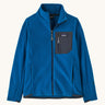 Patagonia Kids R1 Air Full-Zip Jacket in an Endless Blue colour.