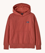  Patagonia Kids Hoody Sweatshirt in a Potters Red colour. 