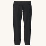 Patagonia Kids Maipo Sports Leggings - Black on a plain background.