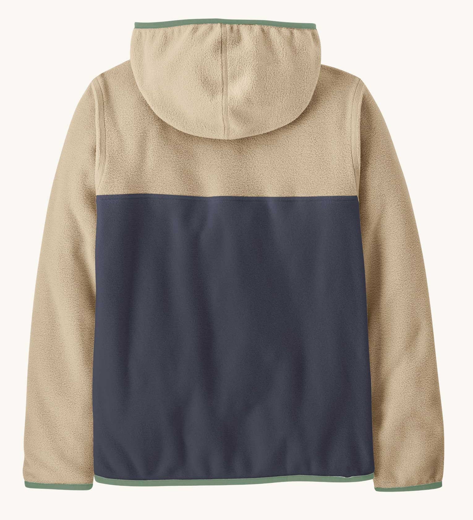 A Patagonia Kids Micro D Snap-T Fleece in a Smolder Blue colour way.