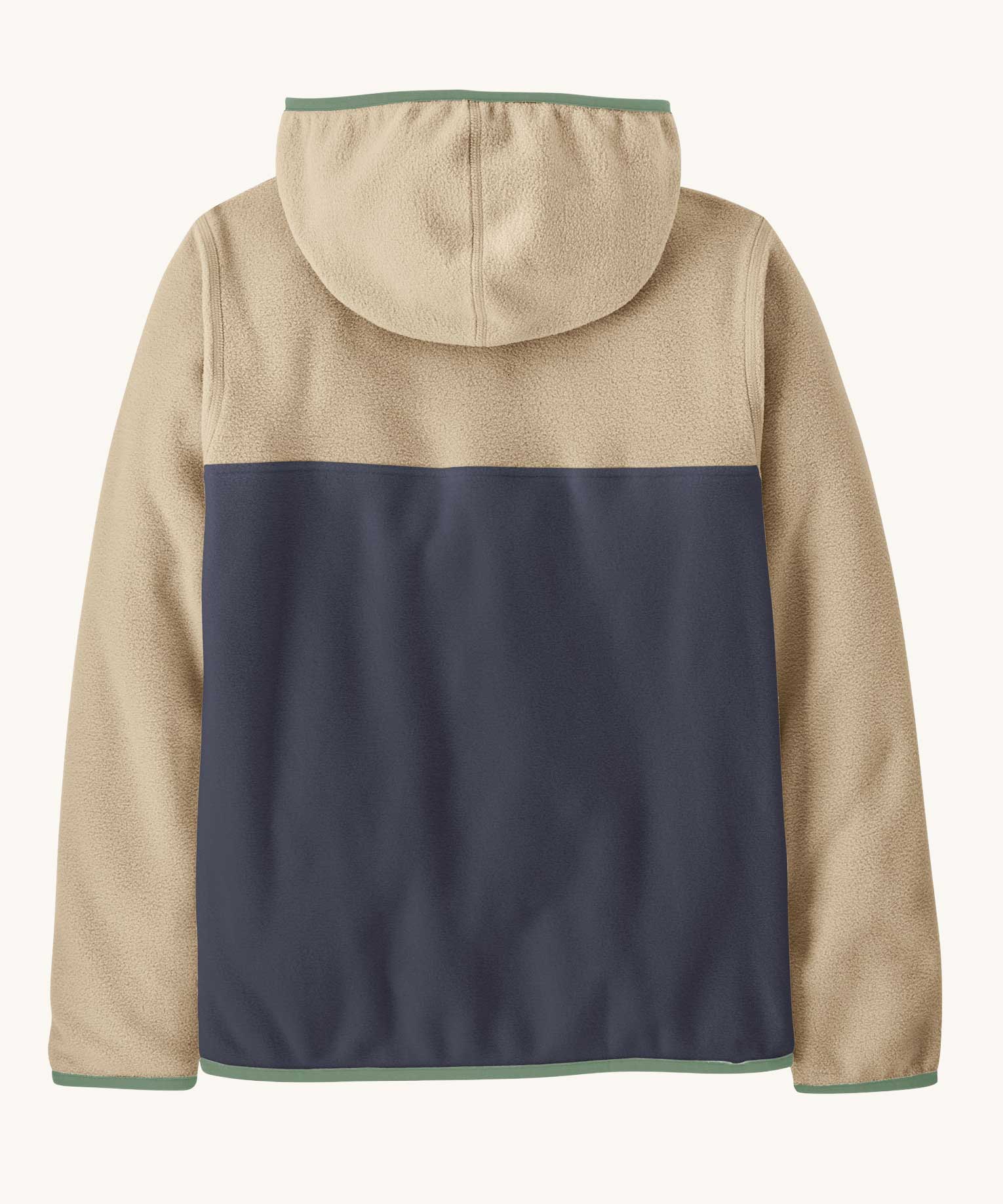 A Patagonia Kids Micro D Snap-T Fleece in a Smolder Blue colour way.