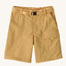The Patagonia Kids Outdoor Everyday Shorts 6 Inch in a '73 Skyline and Beeswax Tan colour way  on a plain background. 