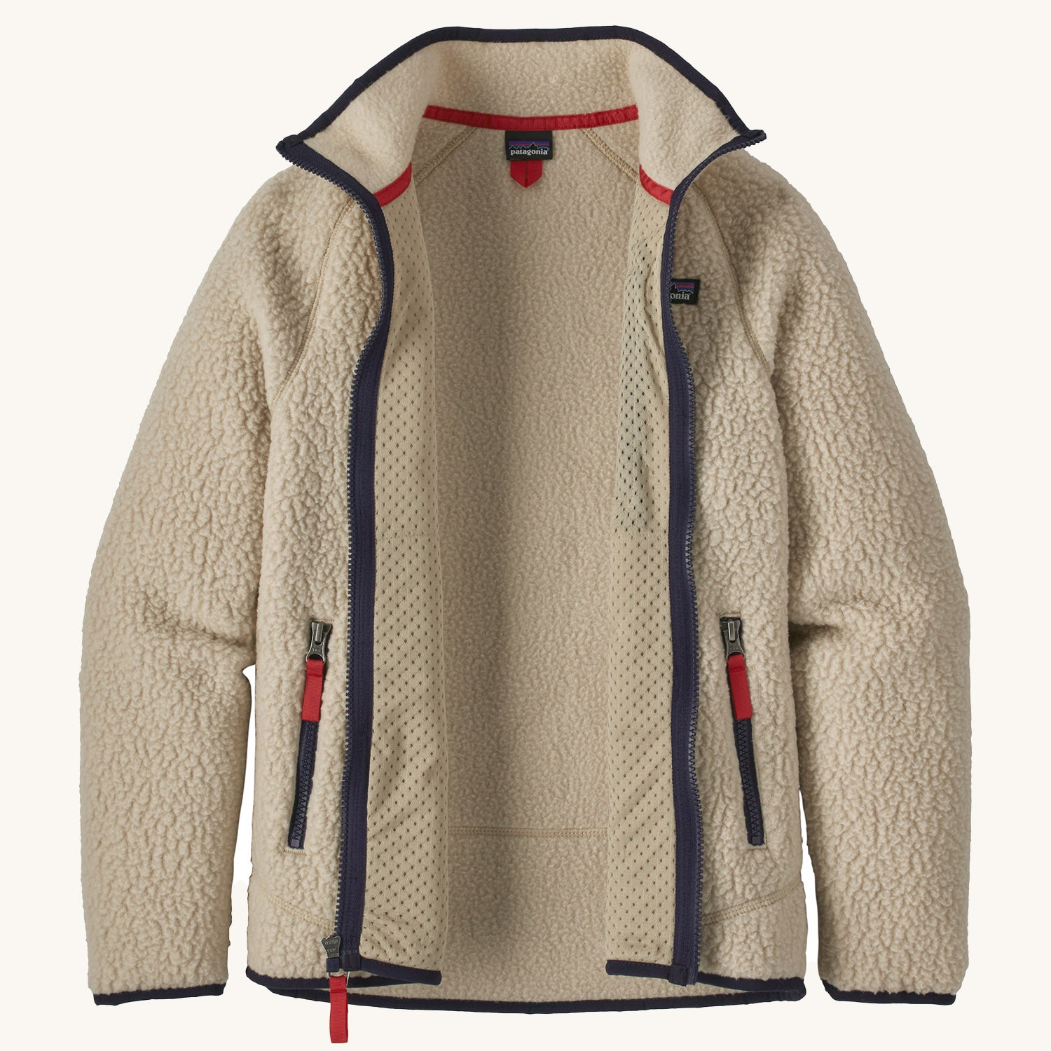 Patagonia Kids Retro Pile Fleece Jacket El Cap Khaki Babipur