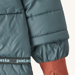 Cuff detail on the Patagonia Kids Powder Town Jacket.