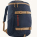 The Patagonia Kids Refugito Day Pack Backpack 18L in a New Navy colour on a plain background. 