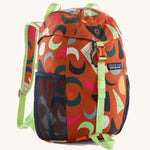 Patagonia Kids Refugito 12L in a Mirage design on a plain background.