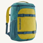 The Patagonia Kids Refugito Day Pack 18L in Wetland Blue on a plain background.