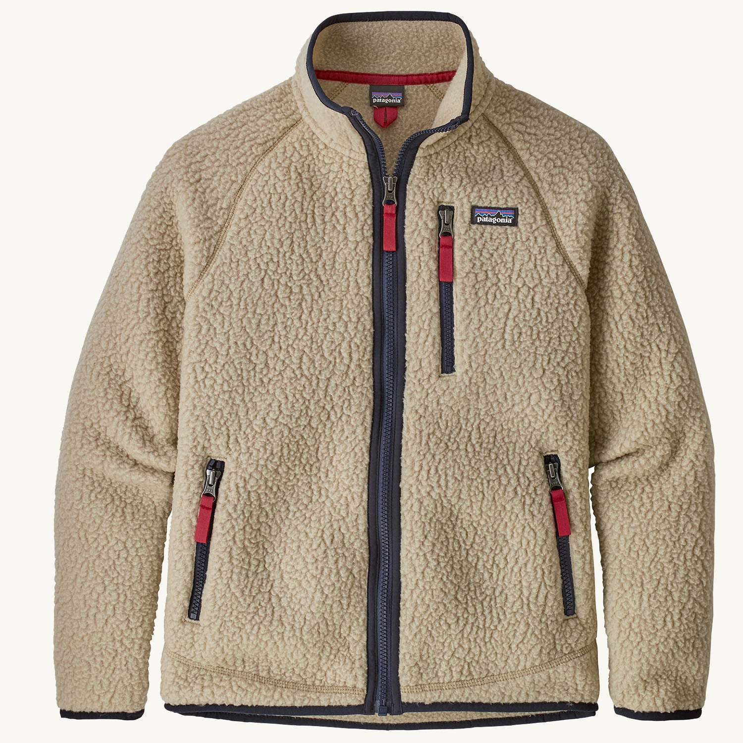 Patagonia Kids Retro Pile Fleece Jacket El Cap Khaki