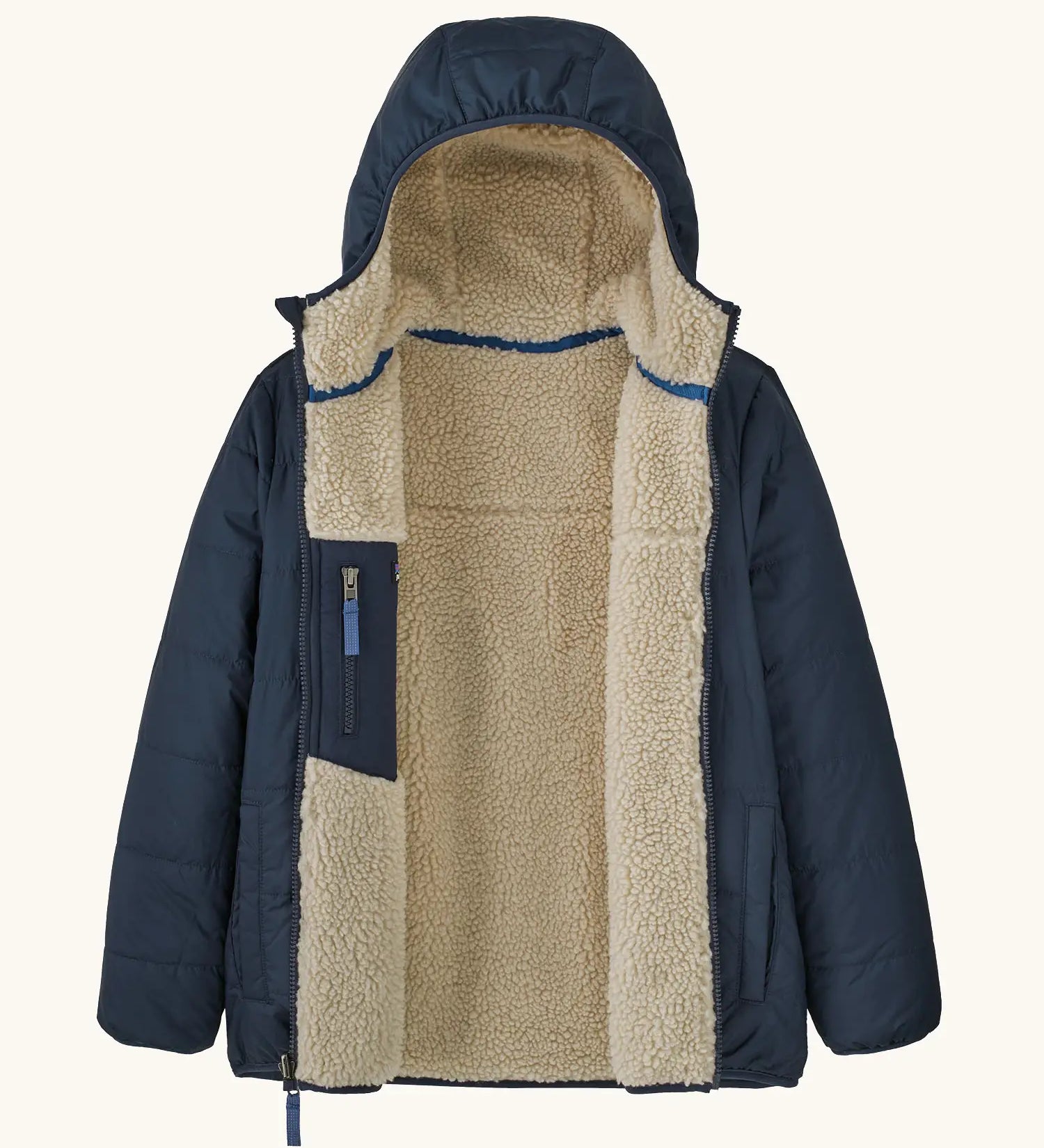 FRAMeWoRK追加PATAGONIA FREDDY HOODY Patagonia Kids Reversible Ready Freddy Hoody - New Navy – Babipur