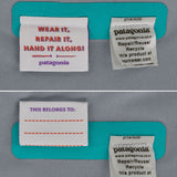 A close up of the loop detail on the Patagonia Little Kids Torrentshell 3L waterproof jacket 
