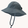 Patagonia Kid's Trim Brim Hat in a plume grey. A wide range of Patagonia for kids and adults are available at Babipur.